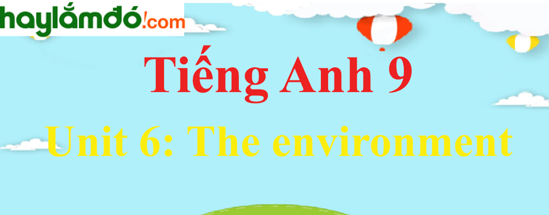 Tiếng Anh lớp 9 Unit 6: The environment