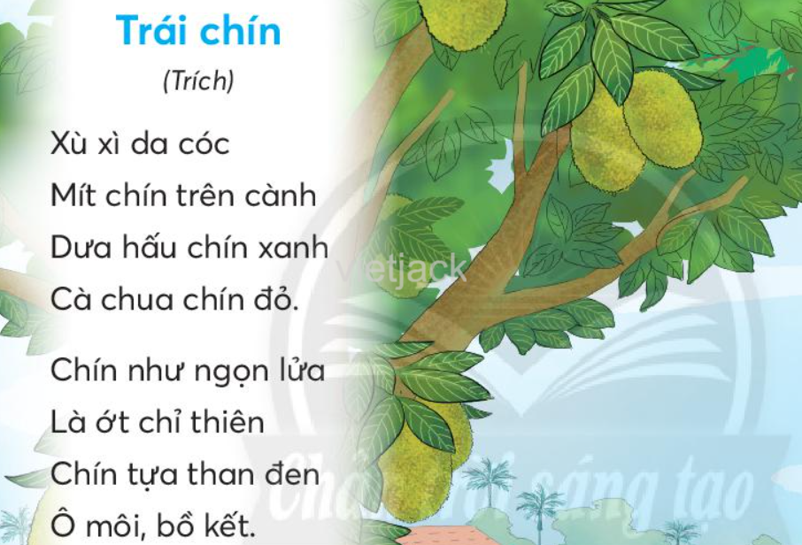 Tiếng Việt lớp 2 Bài 3: Trái chín trang 50, 51, 52 - Chân trời