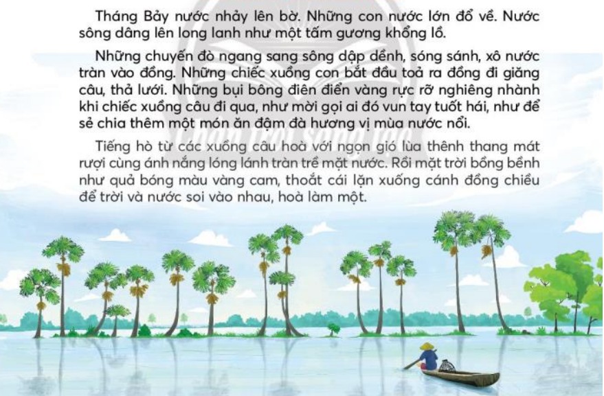 Mênh mông mùa nước nổi trang 102, 103 Tiếng Việt lớp 3 Tập 2 | Chân trời sáng tạo