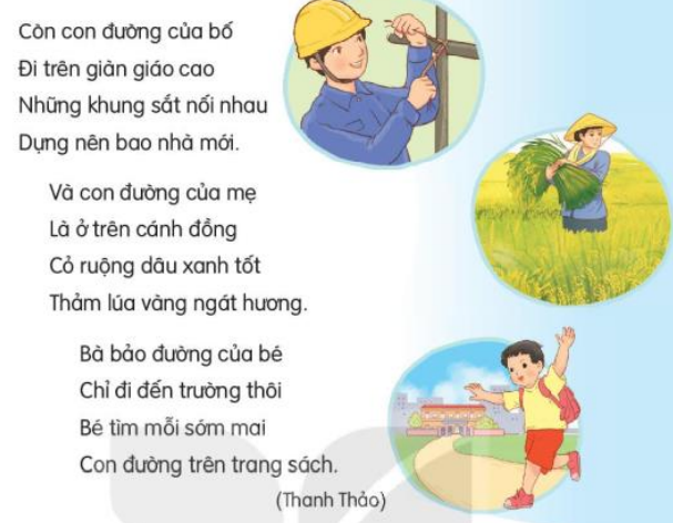 Đọc: Con đường của bé trang 127, 128 Tiếng Việt lớp 3 Tập 1 | Kết nối tri thức