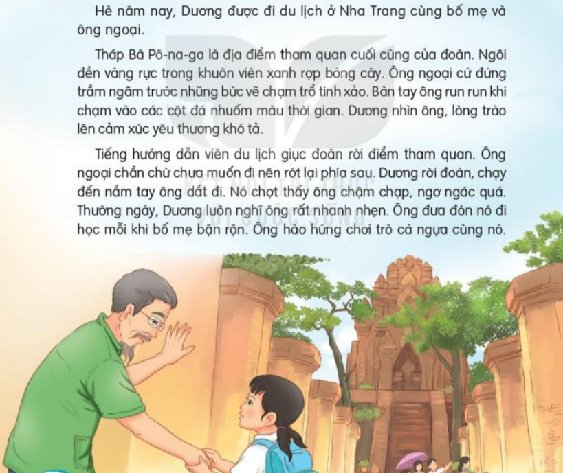 Đọc: Để cháu nắm tay ông trang 102, 103 Tiếng Việt lớp 3 Tập 1 | Kết nối tri thức 