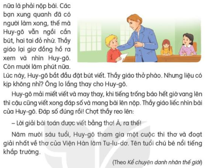 Đọc: Lời giải toán đặc biệt trang 51, 52 Tiếng Việt lớp 3 Tập 1 | Kết nối tri thức