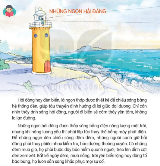 Đọc: Những ngọn hải đăng trang 136, 137 Tiếng Việt lớp 3 Tập 1 | Kết nối tri thức