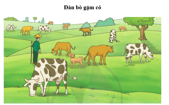 Đàn bò gặm cỏ lớp 4 (trang 33, 34, 35) | Cánh diều Giải Tiếng Việt lớp 4