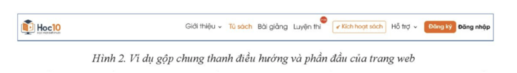 Lý thuyết Tin 12 Bài 3: Tạo thanh điều hướng cho trang web | Cánh diều