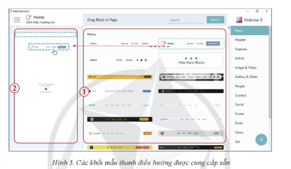 Lý thuyết Tin 12 Bài 3: Tạo thanh điều hướng cho trang web | Cánh diều