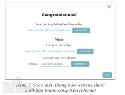 Lý thuyết Tin 12 Bài 6: Tạo biểu mẫu cho trang web và xuất bản website | Cánh diều