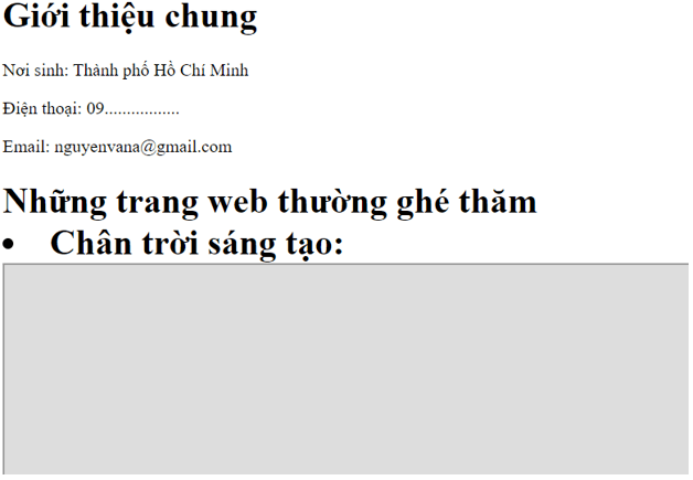 Em hãy tạo thêm một khung để nhúng trang web www.learnpython.org vào trong mục Những trang web