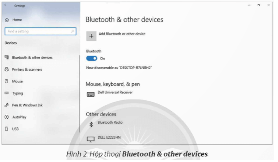 Em hãy thực hiện kết nối máy tính với điện thoại thông minh thông qua Bluetooth