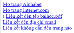 Em hãy trình bày các bước tạo siêu liên kết chuyển đến trang web trong cửa sổ khác