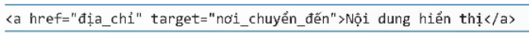 Em hãy trình bày các bước tạo siêu liên kết chuyển đến trang web trong cửa sổ khác