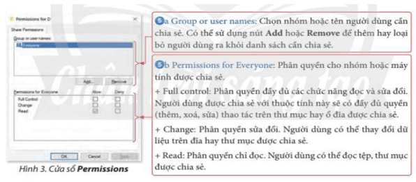 Lý thuyết Tin 12 Bài B2: Các chức năng mạng của hệ điều hành | Chân trời sáng tạo