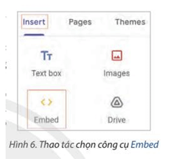 Lý thuyết Tin 12 Bài E5: Nhúng mã và tạo băng chuyền hình ảnh | Chân trời sáng tạo