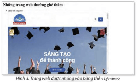 Lý thuyết Tin 12 Bài F3: Tạo bảng và khung trong trang web với HTML | Chân trời sáng tạo