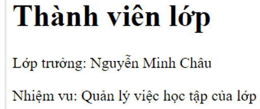 Nhiệm vụ. Tạo và định dạng trang web. Yêu cầu: Em hãy tạo trang web thanhvienlop.html