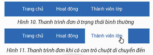 Nhiệm vụ. Định kiểu CSS cho siêu liên kết và danh sách. Yêu cầu: Trong trang web kỉ yếu lớp