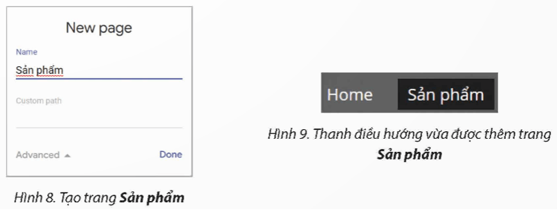 Nhiệm vụ 1. Thiết kế thanh điều hướng và tạo ra. Yêu cầu: Sử dụng trang web