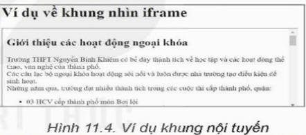 Lý thuyết Tin 12 Bài 11: Chèn tệp tin đa phương tiện và khung nội tuyến vào trang web | Kết nối tri thức