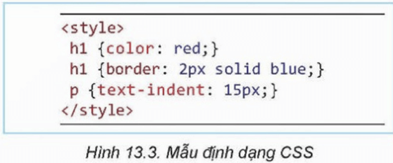 Lý thuyết Tin 12 Bài 13: Khái niệm, vai trò của CSS | Kết nối tri thức