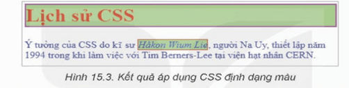 Lý thuyết Tin 12 Bài 15: Tạo màu cho chữ và nền | Kết nối tri thức