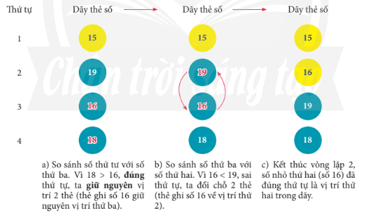 Lý thuyết Tin học 7 Chân trời sáng tạo Bài 14: Thuật toán sắp xếp