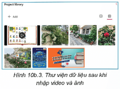 Nhập dữ liệu và dựng video trang 62 Tin học 9