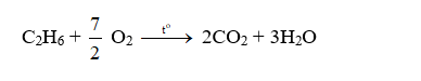 Tính chất hóa học của Etan C2H6