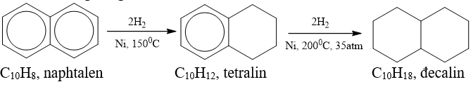 Tính chất của Naphtalen: tính chất hóa học, tính chất vật lí, điều chế, ứng dụng
