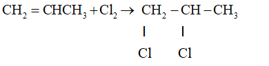 Tính chất hóa học của Propen C3H6
