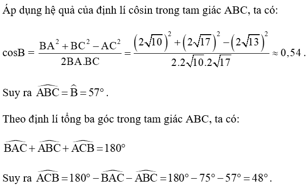 Bài 2 trang 72 Toán lớp 10 Tập 2 Cánh diều