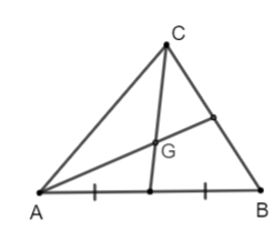 Cho tam giác ABC có G là trọng tâm. Chứng minh vectơ AB + vectơ AC =3.vectơ AG 