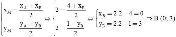 Cho tam giác ABC có các điểm M(2; 2), N(3; 4), P(5; 3) lần lượt là trung điểm