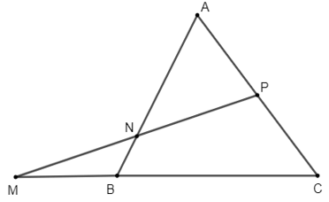 Cho tam giác ABC. Xác định các điểm M, N, P thỏa mãn: vectơ MB = 1/2 vectơ BC, vectơ AN = 3 vectơ NB