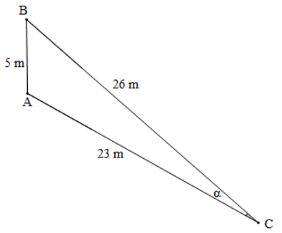 Giải tam giác và ứng dụng thực tế (Lý thuyết Toán lớp 10) | Chân trời sáng tạo (ảnh 13)