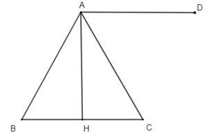 Cho tam giác đều ABC có H là trung điểm của cạnh BC. Tìm các góc (vectơ AB, vectơ AC), (vectơ AB, vectơ BC)