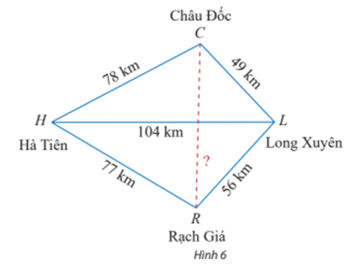 Trên bản đồ địa lí, người ta thường gọi tứ giác với bốn đỉnh lần lượt là các thành phố Hà Tiên, Châu Đốc