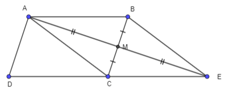 Cho hình bình hành ABCD Gọi M là trung điểm cạnh BC
