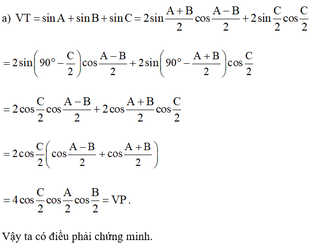 Các phép biến đổi lượng giác (Lý thuyết Toán lớp 11) | Cánh diều