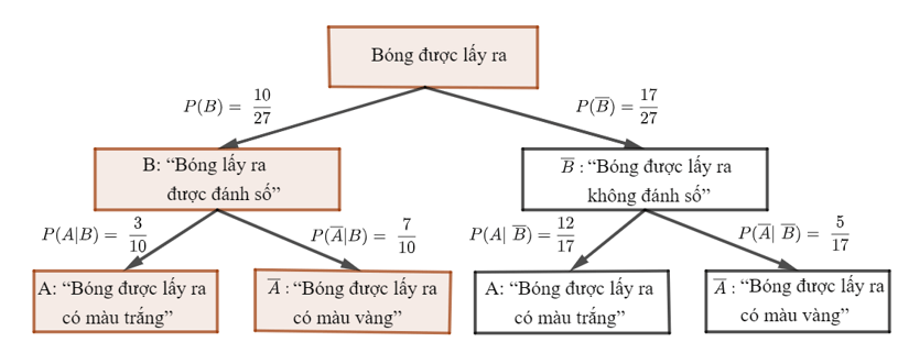 Lý thuyết Toán lớp 12 Xác xuất có điều kiện | Cánh diều