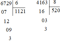 Toán lớp 3 trang 47, 48, 49, 50, 51 Bài 57: Chia số có bốn chữ số cho số có một chữ số | Kết nối tri thức
