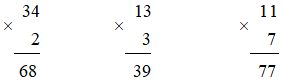 Toán lớp 3 trang 67, 68, 69 Bài 23: Nhân số có hai chữ số với số có một chữ số | Kết nối tri thức