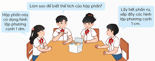 Toán lớp 5 Chân trời sáng tạo Bài 70: Xăng-ti-mét khối (trang 37 Tập 2) | Giải Toán lớp 5