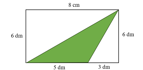 Diện tích hình tam giác (Lý thuyết + 15 Bài tập Toán lớp 5)