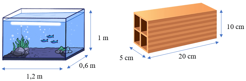 Thể tích hình hộp chữ nhật (Lý thuyết + 15 Bài tập Toán lớp 5)