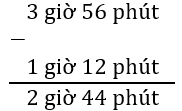 Trừ số đo thời gian (Lý thuyết + 15 Bài tập Toán lớp 5)