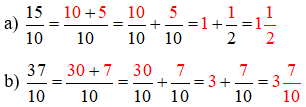 10 Bài tập trắc nghiệm Hỗn số lớp 5 (có đáp án) | Toán 5 Kết nối tri thức