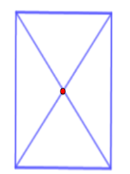 Hình có tâm đối xứng (Lý thuyết Toán lớp 6) | Cánh diều