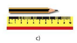 a) Cách đặt thước đo nào trong hình dưới đây sẽ cho biết chính xác độ dài