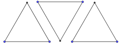 Cắt ba hình tam giác đều cạnh 4 cm rồi ghép lại thành một hình thang cân