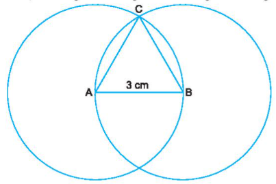 Vẽ tam giác đều. Vẽ tam giác đều ABC cạnh 3 centimet vì chưng thước và compa